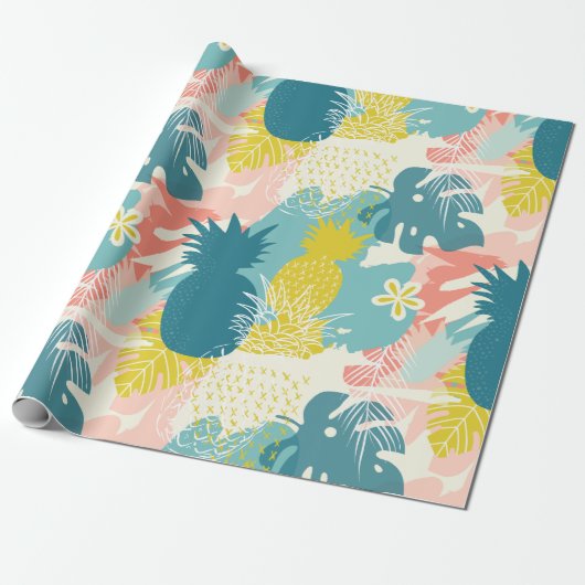 Ananas Geschenkpapier (Ungerollt)