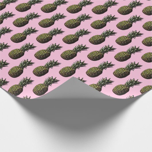 Ananas-Geschenkpapier Geschenkpapier (Ecke)