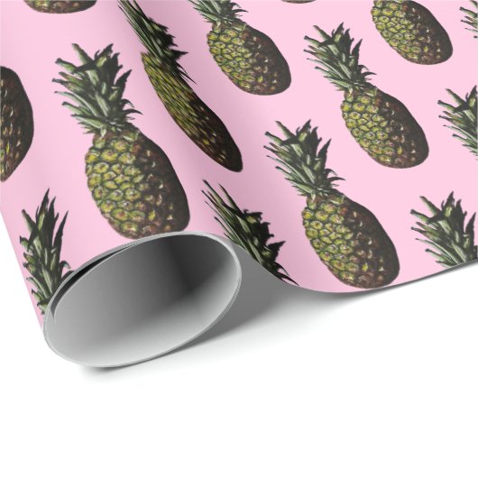 Ananas-Geschenkpapier Geschenkpapier (Rolleneckpunkt)