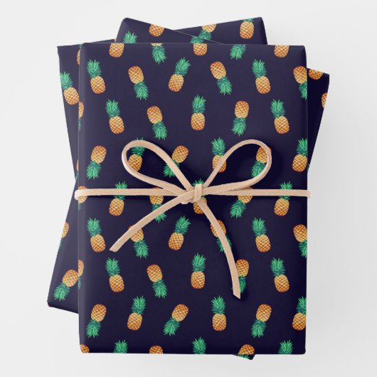Ananas Geschenkpapier Set (Beispiel)