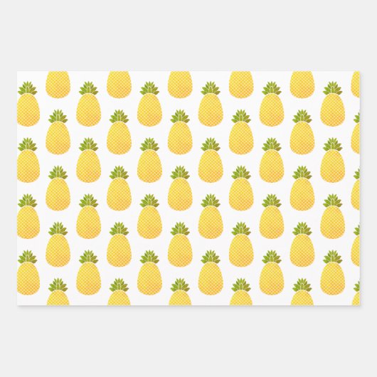 Ananas Geschenkpapier Set (Vorderseite 2)