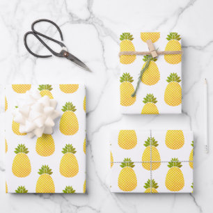 Ananas Geschenkpapier Set
