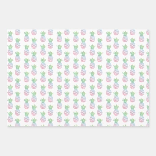 Ananas Geschenkpapier Set (Vorderseite 3)