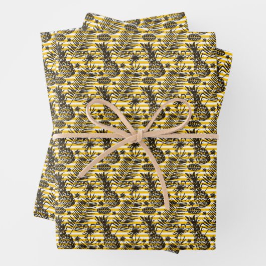 Ananas Geschenkpapier Set (Beispiel)