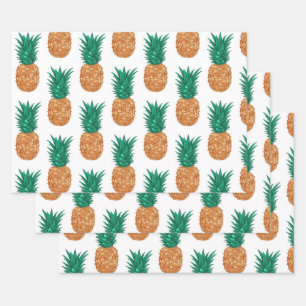 Ananas Geschenkpapier Set