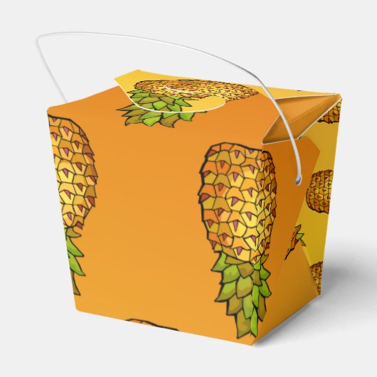 Ananas Geschenkschachtel (Rückseite)