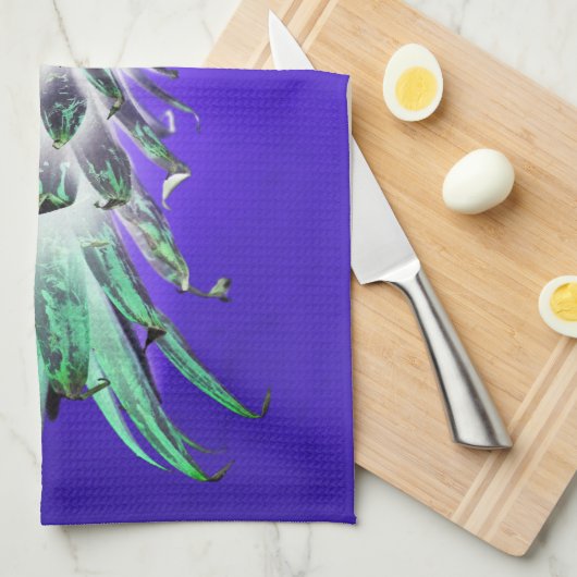 Ananas Geschirrtuch (Viertel Falte)