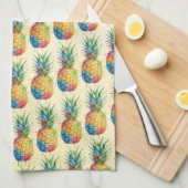 Ananas Geschirrtuch (Viertel Falte)