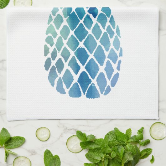 Ananas Geschirrtuch (Gefaltet)