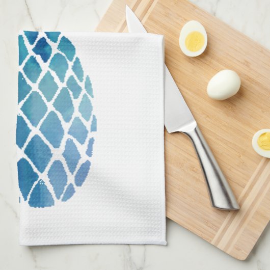 Ananas Geschirrtuch (Viertel Falte)