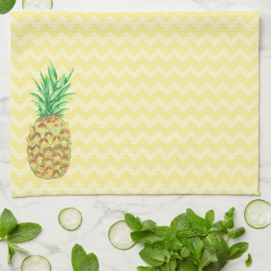 Ananas Geschirrtuch (Gefaltet)