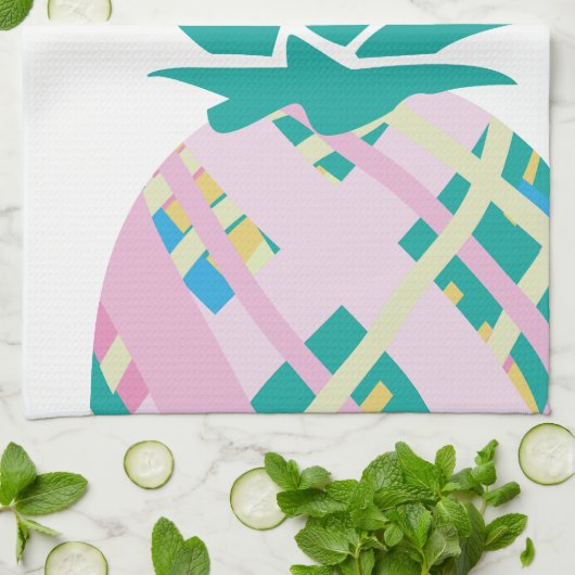 Ananas Geschirrtuch (Gefaltet)