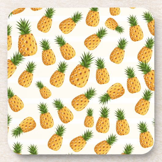 Ananas Getränkeuntersetzer (Vorderseite)