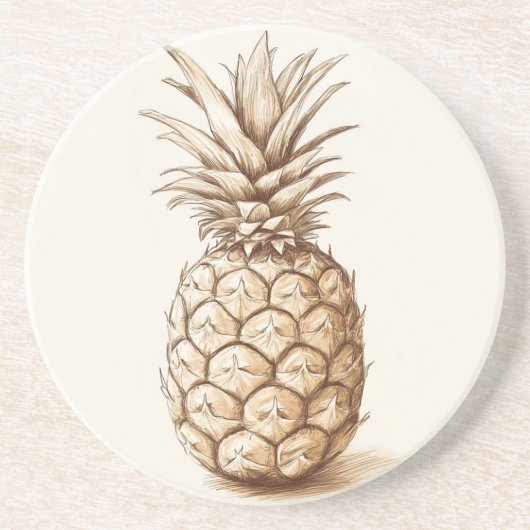 Ananas getränkeuntersetzer (Vorne)