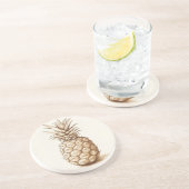 Ananas getränkeuntersetzer (Seite)