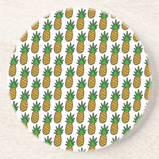 Ananas Getränkeuntersetzer (Vorne)