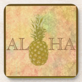 Ananas-Getränkeverpackung Getränkeuntersetzer (Vorderseite)