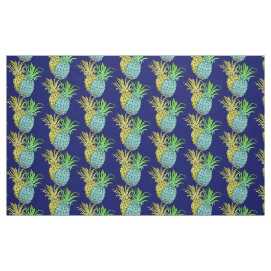 Ananas-Gewebe Stoff (Fat Quarter (45,7 x 55,9 cm))