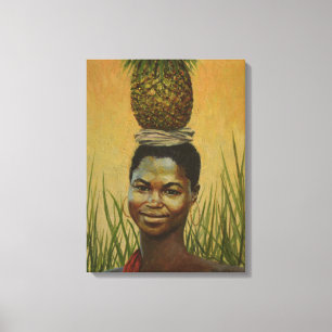 Ananas Girl 2004 Leinwanddruck