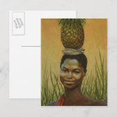 Ananas Girl 2004 Postkarte (Vorne/Hinten)