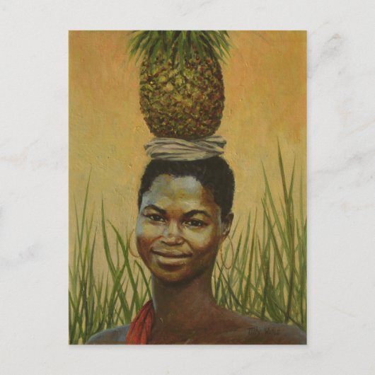 Ananas Girl 2004 Postkarte (Vorderseite)
