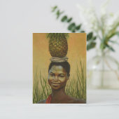 Ananas Girl 2004 Postkarte (Stehend Vorderseite)