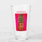 Ananas-Glas-Cup Glas (Vorderseite)