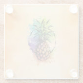 Ananas Glasuntersetzer (Rückseite)