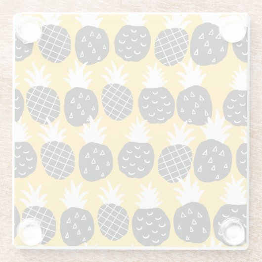 Ananas Glasuntersetzer (Rückseite)