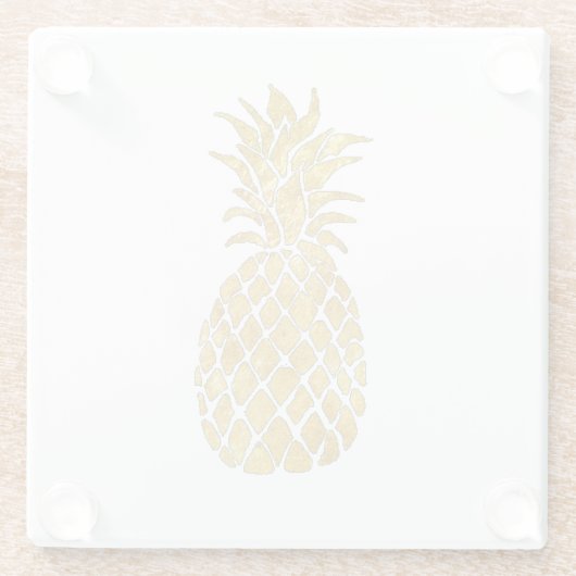 Ananas Glasuntersetzer (Rückseite)