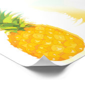 Ananas-Glow - Poster (Ecke)