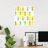 Ananas-Glow - Poster (Heimbüro)