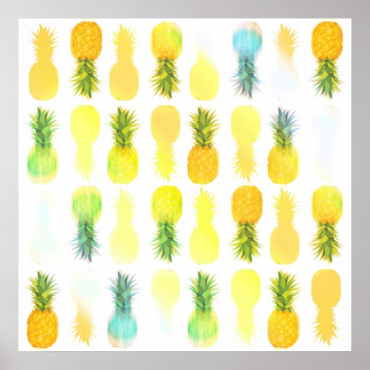 Ananas-Glow - Poster (Vorne)