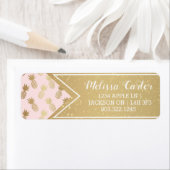 Ananas-Gold-Muster und Multifunktionsleiste (Insitu)