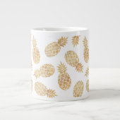 Ananas GOLD PINEAPPLE Chic GLAMOUR Jumbo-Tasse (Vorderseite)