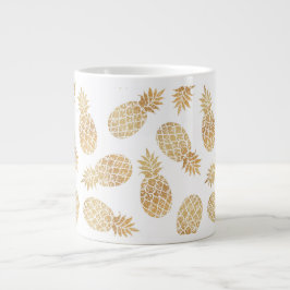 Ananas GOLD PINEAPPLE Chic GLAMOUR Jumbo-Tasse