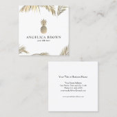 Ananas Gold - Tropische Visitenkarte (Vorne/Hinten)