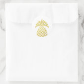 Ananas Gold Umschlag Aufkleber Aufkleber Tropical (Tasche)