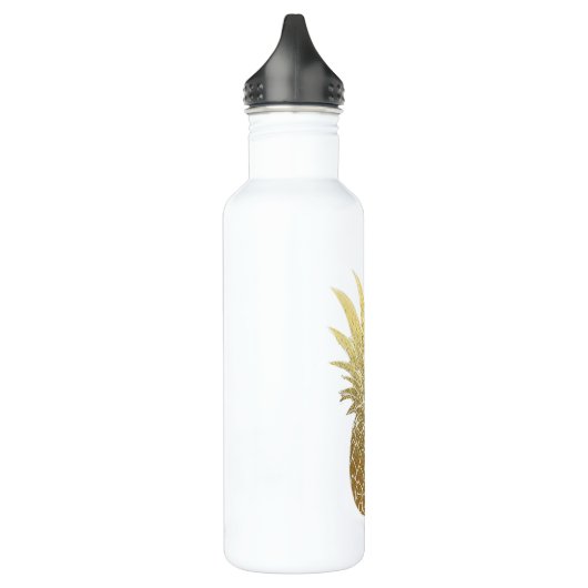 Ananas-Goldflasche Edelstahlflasche (Links)