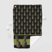 Ananas-Golf-Handtuch - Personalisiertes Monogramm Golfhandtuch (Insitu)