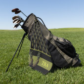 Ananas-Golf-Handtuch - Personalisiertes Monogramm Golfhandtuch (Gras)