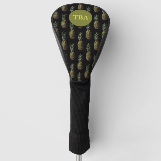Ananas Golf Head Cover Headcover (Vorderseite)