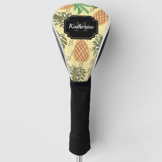 Ananas Golf Headcover (Vorderseite)