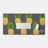 Ananas Gray Schreibtischunterlage (Tastatur & Maus)