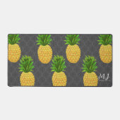 Ananas Gray Schreibtischunterlage (Vorderseite)