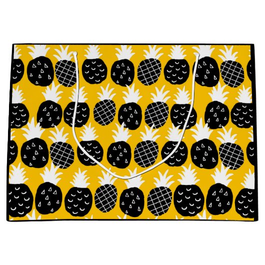 Ananas Große Geschenktüte (Vorderseite)