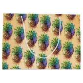 Ananas Große Geschenktüte (Rückseite)