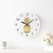 Ananas, große Uhr (Zuhause)