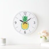 Ananas Große Wanduhr (Zuhause)