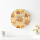 Ananas Große Wanduhr (Zuhause)